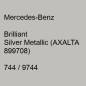 Preview: Mercedes-Benz, Brilliant Silver Metallic (AXALTA 899708), 744 / 9744.